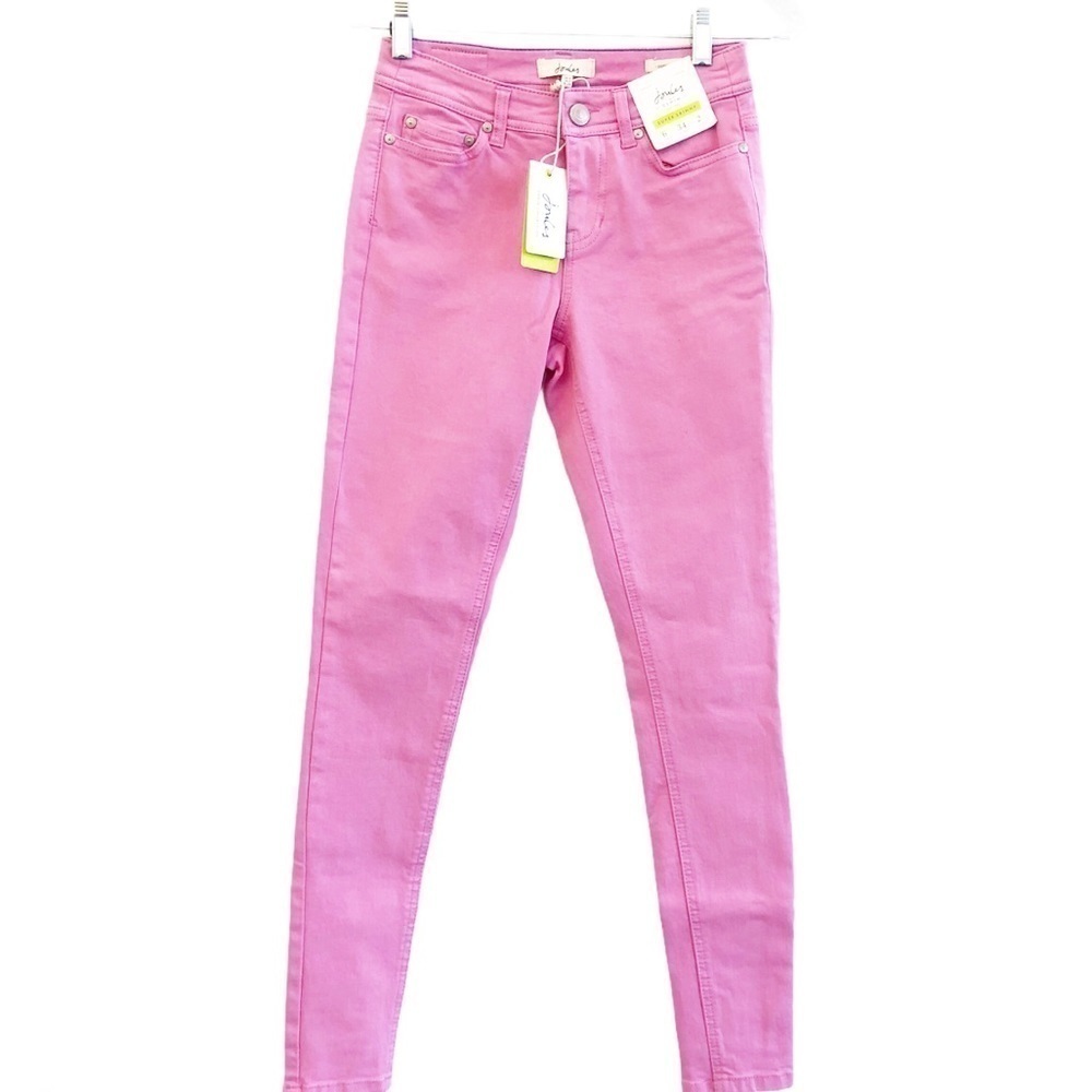 JOULES NWT Super Skinny Denim Jeans Size 2 in Perfect Pink